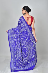BANGALORE SILK KANTHA SAREE