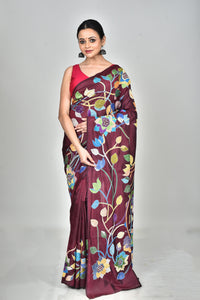 BANGALORE SILK KANTHA SAREE