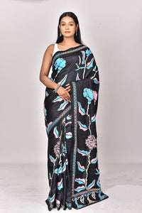 BANGALORE SILK KANTHA SAREE