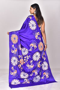 BANGALORE SILK KANTHA SAREE