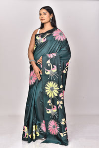 BANGALORE SILK KANTHA SAREE