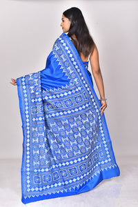BANGALORE SILK KANTHA SAREE