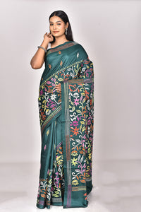BANGALORE SILK KANTHA SAREE