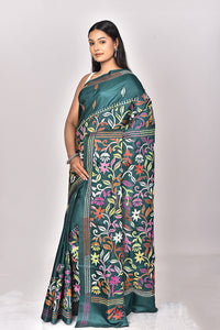 BANGALORE SILK KANTHA SAREE