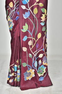 BANGALORE SILK KANTHA SAREE
