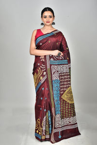 BANGALORE SILK KANTHA SAREE