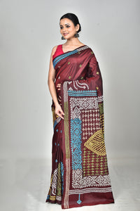 BANGALORE SILK KANTHA SAREE
