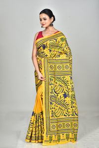 BANGALORE SILK KANTHA SAREE