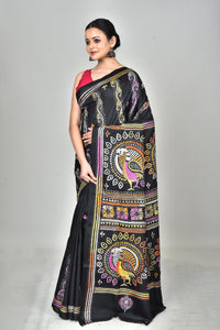 BANGALORE SILK KANTHA SAREE