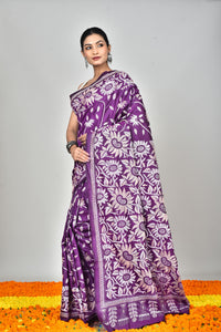 BANGALORE SILK KANTHA SAREE