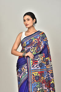 BANGALORE SILK KANTHA SAREE