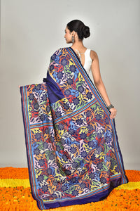 BANGALORE SILK KANTHA SAREE