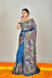 BANGALORE SILK KANTHA SAREE