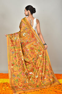 BANGALORE SILK KANTHA SAREE