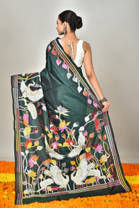 BANGALORE SILK KANTHA SAREE