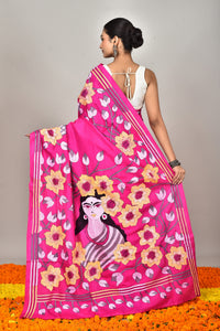 BANGALORE SILK KANTHA SAREE