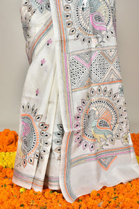 BANGALORE SILK KANTHA SAREE