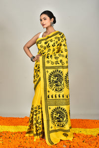 BANGALORE SILK KANTHA SAREE