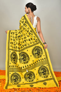 BANGALORE SILK KANTHA SAREE