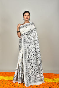 BANGALORE SILK KANTHA SAREE