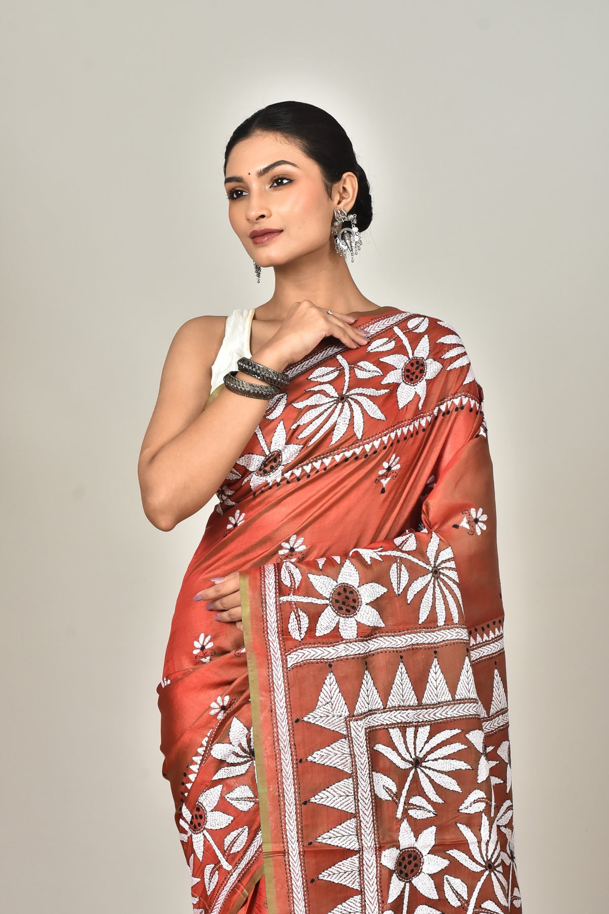 GACHI SILK DIY KANTHA SAREE