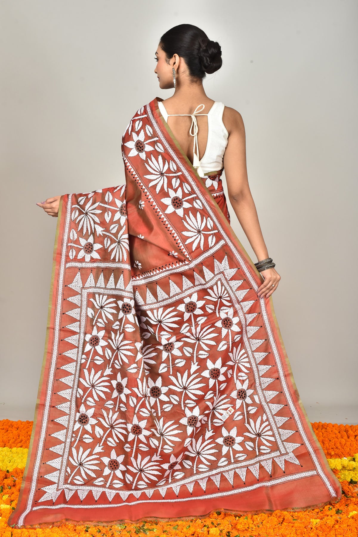 GACHI SILK DIY KANTHA SAREE