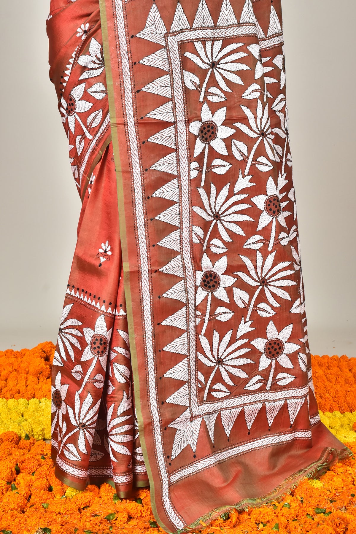 GACHI SILK DIY KANTHA SAREE