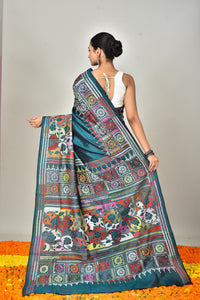 BANGALORE SILK KANTHA SAREE