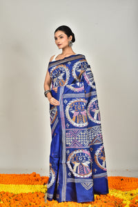 BANGALORE SILK KANTHA SAREE