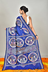 BANGALORE SILK KANTHA SAREE