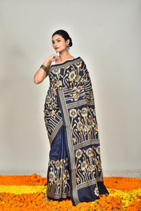 BANGALORE SILK KANTHA SAREE