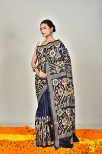 BANGALORE SILK KANTHA SAREE