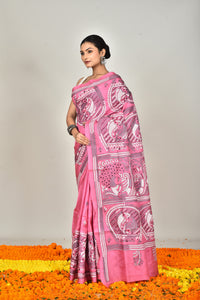 BANGALORE SILK KANTHA SAREE