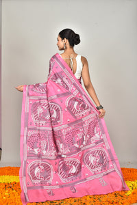 BANGALORE SILK KANTHA SAREE