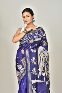 BANGALORE SILK KANTHA SAREE