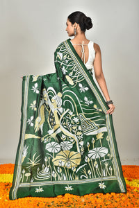 BANGALORE SILK KANTHA SAREE