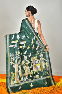 BANGALORE SILK KANTHA SAREE