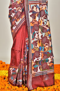 BANGALORE SILK KANTHA SAREE