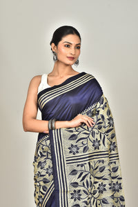 BANGALORE SILK KANTHA SAREE