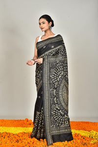 BANGALORE SILK KANTHA SAREE