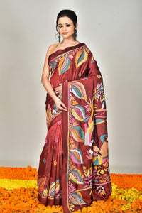 BANGALORE SILK KANTHA SAREE