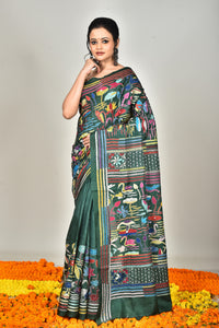 BANGALORE SILK KANTHA SAREE