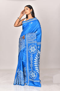 BANGALORE SILK KANTHA SAREE