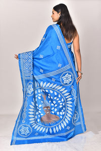 BANGALORE SILK KANTHA SAREE