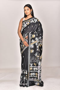 BANGALORE SILK KANTHA SAREE
