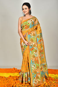 BANGALORE SILK KANTHA SAREE