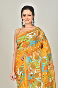 BANGALORE SILK KANTHA SAREE