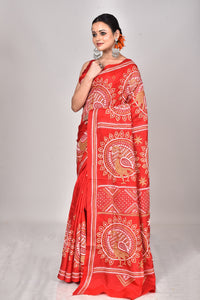 BANGALORE SILK REVERSE KANTHA SAREE