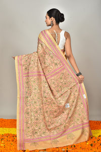 BANGALORE SILK REVERSE KANTHA SAREE