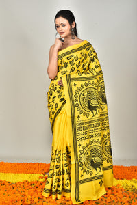 BANGALORE SILK REVERSE KANTHA SAREE